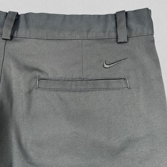 Nike Golf Shorts Men's 34 Black Chino‎ Tour Performance Dri-Fit Stretch Athletic - Picture 8 of 16
